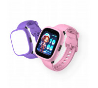 Zegarek Smartwatch Gps Wifi 4g Sim Sos Dla Dziecka / Kidoboo / K3 Watchme Gen2 / Kblgk3g2pp / Rose / Violet