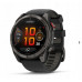Garmin fēnix 8 Pro – 51 mm, AMOLED, Sapphire, Carbon pilkas DLC titanium with Juodas/pebble pilkas silicone band