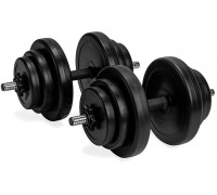 VIRTUFIT REGULOWANY SET Dumbbells - WINYL - 2 X 14 KG