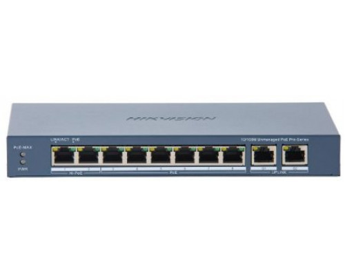 POE DS-3E0310HP-E(C) 8-PORT Hikvision