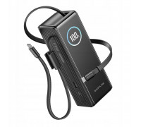 "EcoFlow RAPID Powerbank" 25000 mAh, 170 W (įmontuoti 100 W cableiai).