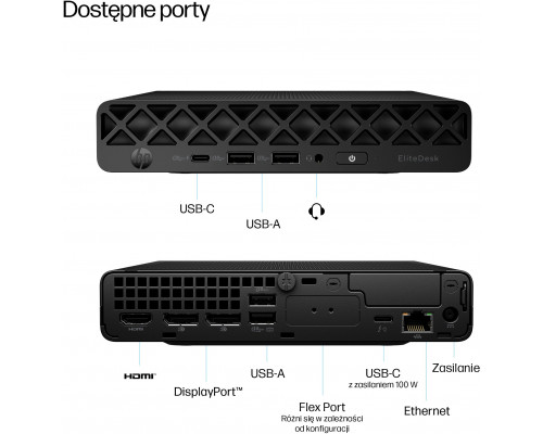 Komputer EliteDesk 8 Mini G1i U7-265T 1TB/16GB/W11P  998Z2ET