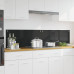 vidaXL Przód kuchenny Czarny 90 x 40 x 0.8 cm szkło hartowane