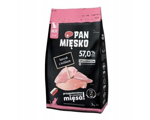 Food sucha dla kota chicken z królikiem (kociak) chrupki XS 5kg