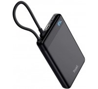 TRUST Powerbanka Fiera, 10000 mAh, S cableem, 2x USB-C, černá