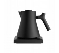 Fellow Corvo EKG PRO elektrinis virdulys – matinės juodos spalvos su riešuto riešuto spalvos rankena