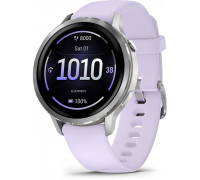 Garmin Venu 4 Smartwatch 41mm grau/silber lavendelblau