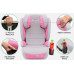 FStabilus FOTELIK SAMOCHODOWY MODEL BIANCA SZARO-RÓŻOWY R129 100-150 CM ISOFIX