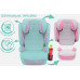 FStabilus FOTELIK SAMOCHODOWY MODEL BIANCA SZARO-RÓŻOWY R129 100-150 CM ISOFIX