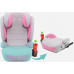 FStabilus FOTELIK SAMOCHODOWY MODEL BIANCA SZARO-RÓŻOWY R129 100-150 CM ISOFIX