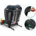 FOTELIK SAMOCHODOWY TRAVELLER KK ISOFIX R129 CZARNO-STALOWY