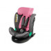 FKinderKraft FOTELIK SAMOCHODOWY rotacyjny LEONARDO 360 różowo-szary 40-150 CM R129 ISOFIX