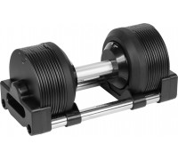 Hantel cast iron regulowany automat 24 kg, skok co 1kg, REBEL ACTIVE