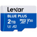 SD  Lexar Blue Plus MicroSDXC 2 TB Class 10 UHS-I/U3 A2 V30 (LMSBLPL002T-BNANG)