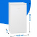 Bomann KS 7254 Fridge with freezer compartment 91L