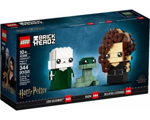 LEGO 40496 BrickHeadz - Voldemort, Nagini i Bellatrix