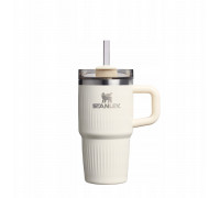 Termokruze ar salminu The Quencher H2.0 Fluted Tumbler 0.6L glanceta kremkrasa  1200185006432