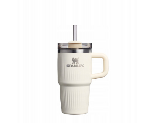 Termokruze ar salminu The Quencher H2.0 Fluted Tumbler 0.6L glanceta kremkrasa  1200185006432