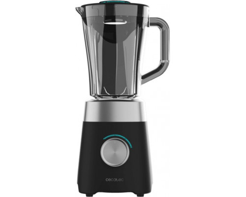 Cecotec Maišytuvas | Power Juodas Titanium 1300MAX B | Tabletop | 1300 W | Jar material Plastic | Jar capacity 1.5 L | Ice crushing | Juodas