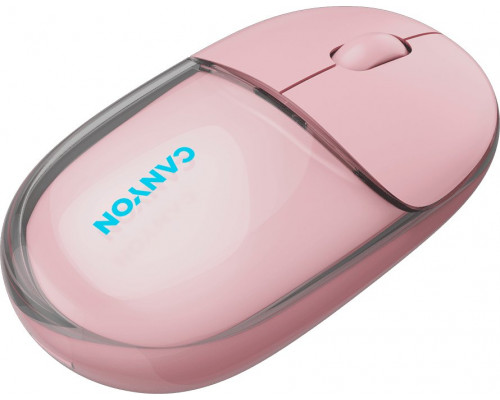 CANYON mouse OnClick 24 BT/ Wireless Transparent/Pink