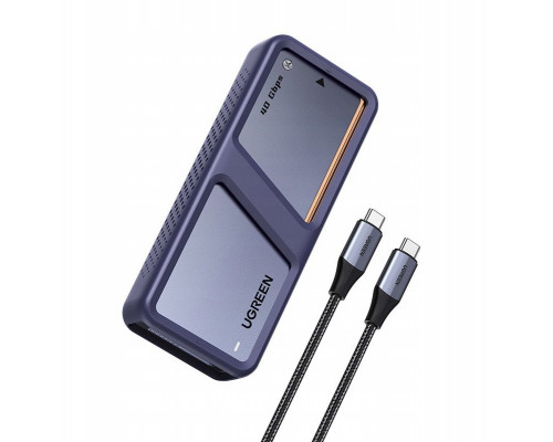 Obudowa na dysk SSD M.2 NVMe Ugreen D703, USB4 (szara)