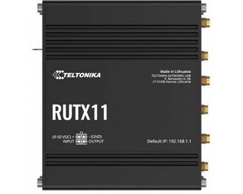 TELTONIKA NETWORKS�RUTX11�DUAL SIM Bluetooth 4G/LTE EMEA eSIM Version