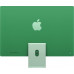 iMac24" Green/M4-10C-CPU,10C-GPU/32GB/512GB SSD/NK-ID-Deutsch/MM2/1GB Ethernet