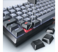 Cherry KW 300 MX klawiatura Dom USB + Bluetooth QWERTZ Czarny, Miedziany, Szary