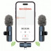 MICRO-MIC DUO - 2x Bezprzewodowy mikrofon krawatowy (zestaw), na klipsie, iOS & Android (OTG), mini, superczuły. USB-C & LIGHTNING