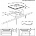AEG   60 cm 4 strefy Flex z mostkiem ramka SuperFlat