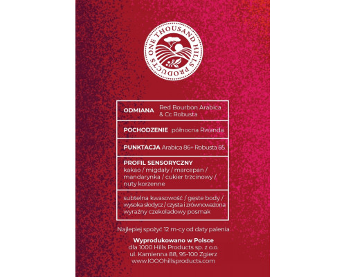 RWANDA MUHABURA TABOO ESPRESSO 400g