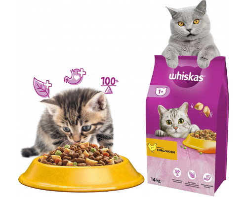 WHISKAS Sucha chicken 14kg