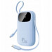 Baseus EnerFill FC21 Qpow 20000mAh 45W ar displeju cyfrowym z dołączonym kablem - Blue
