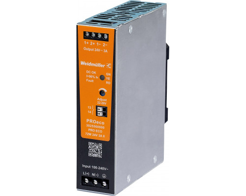 SilentiumPC impulsowy 100-240V AC / 24V DC 72W 3A PRO ECO* gen2 3025560000