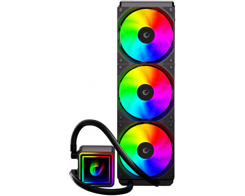 Rampage INFINITE V360 360MM ARGB, miernik temperatury, czarne
