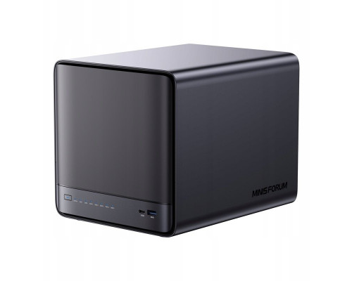 Komputer Minis Forum MINI-PC NAS N5 Pro AMD Ryzen AI 9 HX Pro 370, 32GB+128GB O