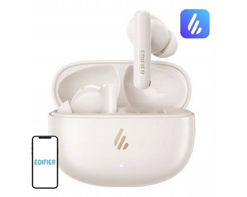 Edifier Belaidės Earbuds X5 Pro Su mikrofonu Bluetooth ANC Ivory