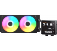 Cougar CPU chłodzenie wodne Poseidon Vistek Pro 240, ARGB, szary