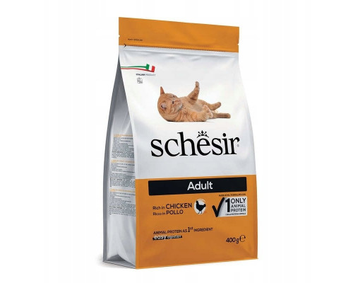 Schesir Original karma sucha dla dorosłego kota chicken, 400 g, worek