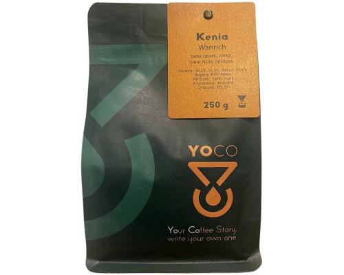YoCo kawa ziarnista Kenia Wanrich Washed Filter 250 g