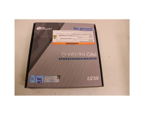 MSI PRO H610M-G | Processor family Intel | Processor socket LGA1700 | DDR5 | Supported hard disk drive interfaces SATA, M.2 | Number of SATA connectors 4