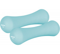 Hantelki cast iron neoprene 2x1kg, REBEL ACTIVE