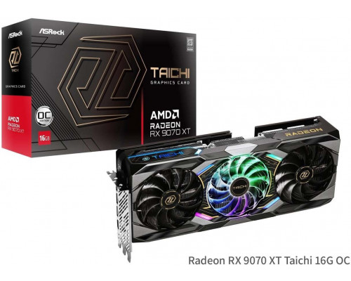 ASRock RX9070XT TCW 16GO 16GB DDR6 HDMI/3xDP