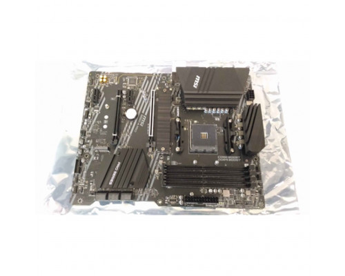 MSI B550-A PRO | Processor family AMD | Processor socket AM4 | DDR4 DIMM | Memory slots 4 | Supported hard disk drive interfaces SATA, M.2 | Number of SATA connectors 6 | Chipset AMD B550 | ATX