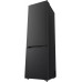 LG GBBS322CEV Refrigerator, C, Free-standing, Combi, Height 2.03 m, Net fridge 262 L, Net freezer 113 L, Black