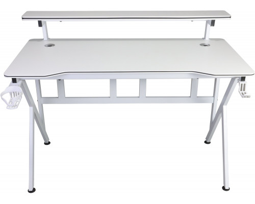 Gaming galds gamingowe z półką Cobra CR4010WH białe 120 cm