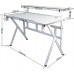 Gaming galds gamingowe z półką Cobra CR4010WH białe 120 cm
