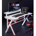 Gaming galds gamingowe z półką Cobra CR4010WH białe 120 cm