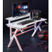 Gaming galds gamingowe z półką Cobra CR4010WH białe 120 cm