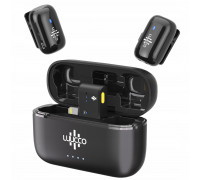 2x Mini Bezprzewodowy Krawatowy 100m Do Apple Iphone Lightning / Minipods K2 / Lightning / Black